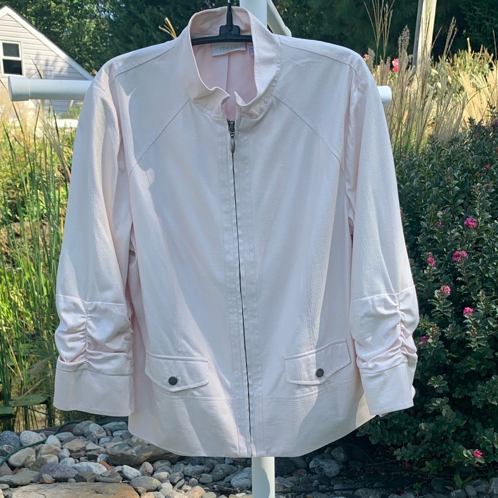 Chico’s Pale Pink Jacket